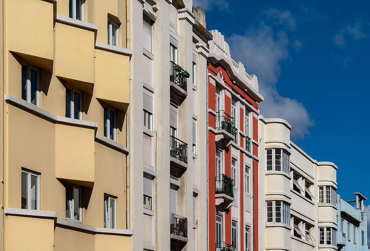 Fachadas na Rua Nova de São Mamede, Lisboa