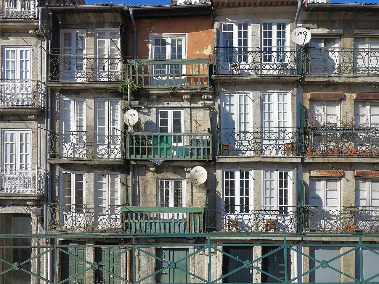Fachadas em Miragaia, Porto