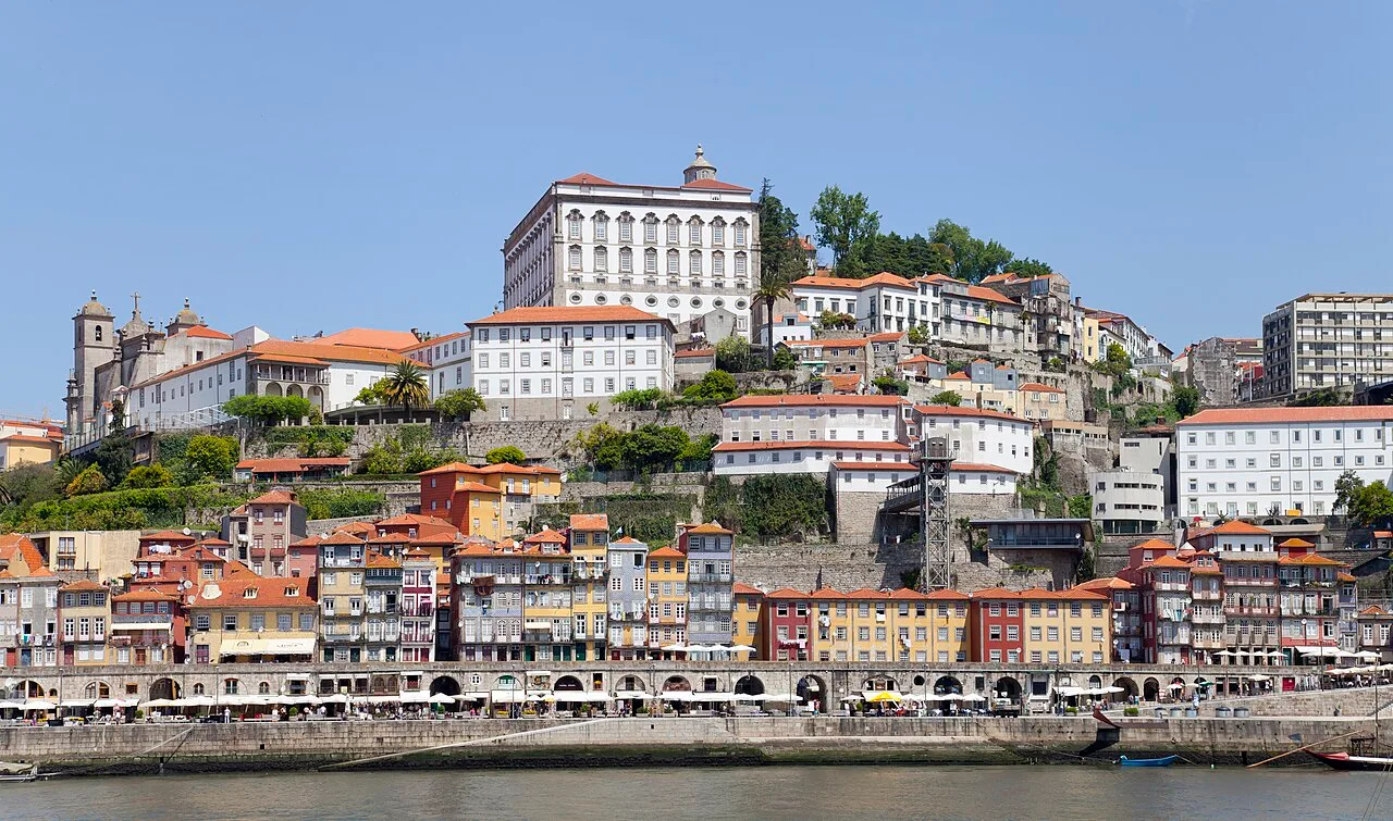 Frente ribeirinha do Porto junto ao Douro