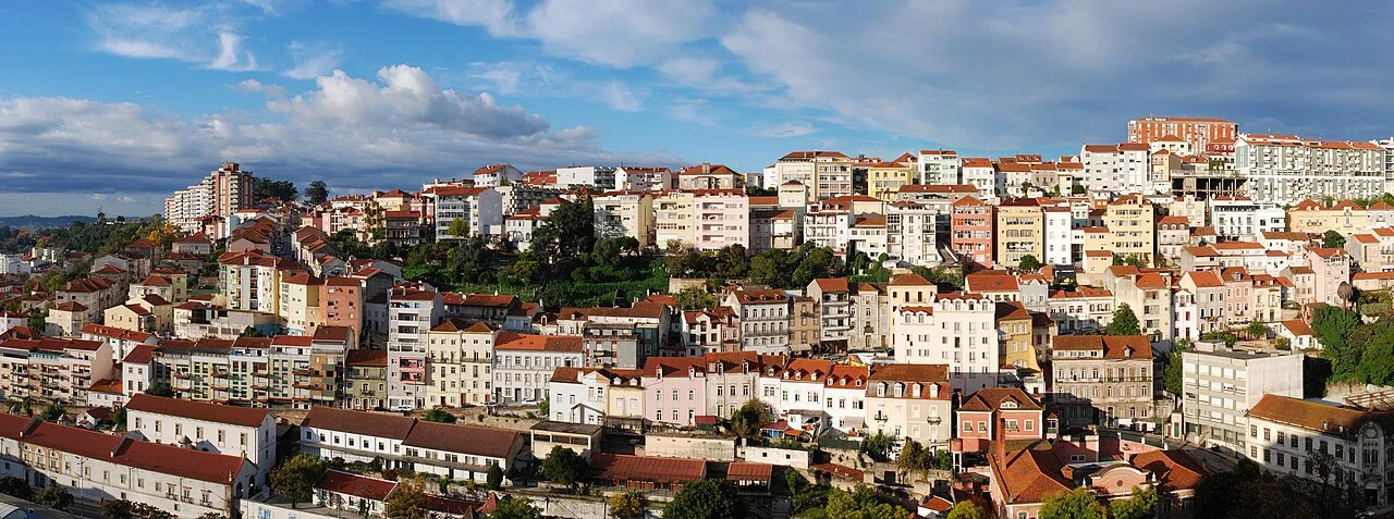 Vista urbana de Coimbra