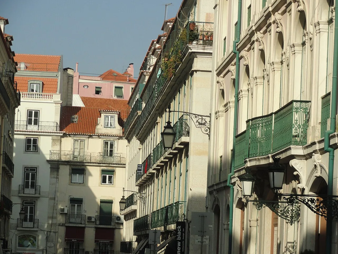 Fachadas e arquitetura urbana em Lisboa