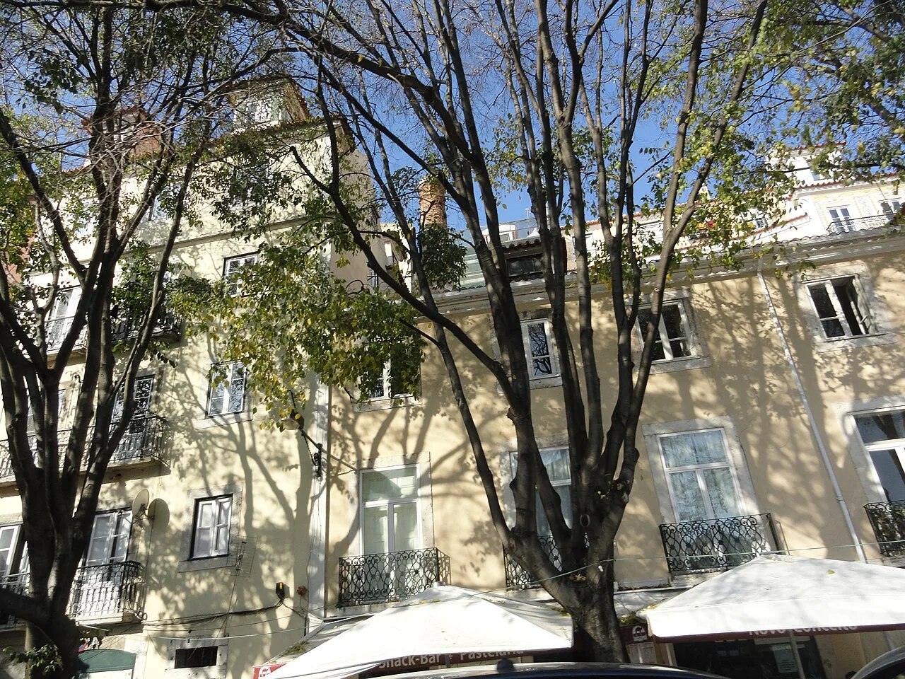 Fachadas e arquitetura urbana em Lisboa